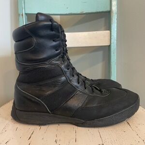 5.11 Tactical Boots Men's Black Leather Lace Up Combat Boots Size 12 HRT‎ 060406